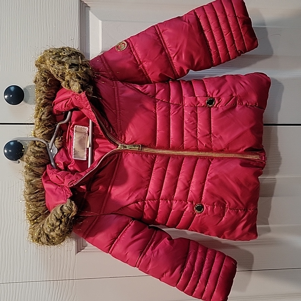 Michael Kors Pink Puffy Jacket